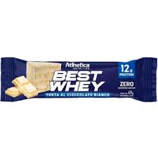 BEST WHEY BAR 12G PROTEIN TORTA CIOCCOLATO BIANCO ATLHETICA