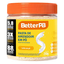 BETTERPB PASTA DE AMENDOIM EM PO LEITE EM PO 210G