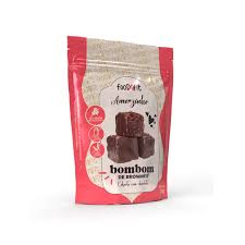 AMORZINHO ZERO MINI BROWNIE COM COBERTURA