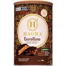 BISCOTTINO C/ COBERTURA CHOCOLATE 56% CACAU (STEVIA) - 168G HAOMA