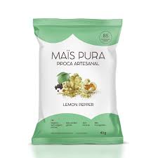 PIPOCA ARTESANAL MAIS PURA LEMON PEPPER 40G