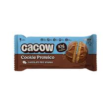 COOKIE PROTEICO TRADICIONAL COM CHOCOLATE MEIO AMARGO - CACOW
