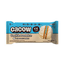 COOKIE PROTEICO TRADICIONAL COM CHOCOLATE BRANCO - CACOW