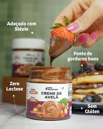 CREAM DE AVELA C/ PEDACOS DE CHOC.BRANCO (STEVIA) -160G