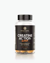 CREATINE ACTION GUMMY LARANJA 240G/60UN ESSENTIAL