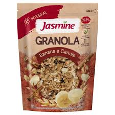 GRANOLA INTEGRAL BANANA E CANELA 250G- JASMINE