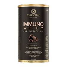 IMMUNO WHEY PRO GLUTATHIONE CACAO NOVO LATA 465G/15DS ESSENTIAL