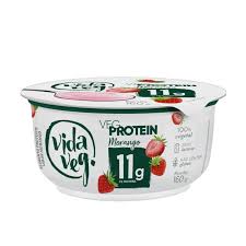 IOGURTE VEGPROTEIN MORANGO VIDA VEG POTE 160GR