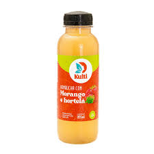 KOMBUCHA DE MORANGO COM HORTELA