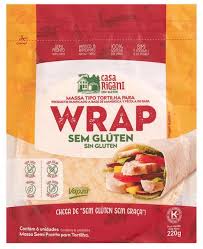 MASSA WRAP S/GLUTEN CASA RIG. 220GR