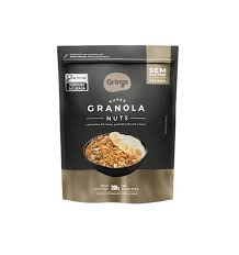 SUPER GRANOLA NUTS S/ GLUTEN E VEG. GRINGS 200GRS