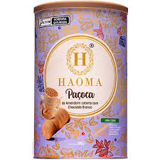 PACOCA AMENDOIM C/ CHOCOLATE BRANCO - 225G HAOMA