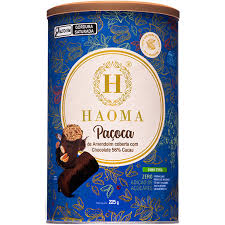 PACOCA AMENDOIM C/ CHOCOLATE 56% CACAU - 225G HAOMA