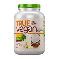 PROTEINA TRUE VEGAN CHOCOLATE BRANCO COM COCO 837G - TRUE SOURCE