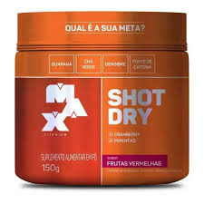 SHOT DRY POTE SABOR FRUTAS VERMELHAS 150G