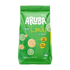 ARUBA BISC. DOCE DE LIMAO S/GLUT E S/ LAC 100 GRS