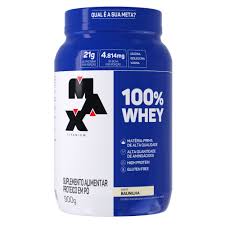 100% WHEY  BAUNILHA MAX