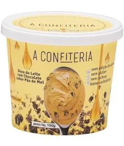 DOCE DE LEITE COM CHOCOLATE SABOR PAO DE MEL