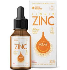 LIQUID ZINC FOR KIDS SABOR MORANGO 30ML - TRUE SOURCE