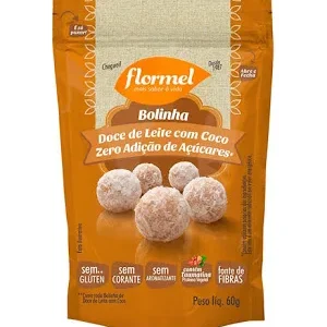FLORMEL BOLINHA ZERO ZERO 60G LEITE/COC